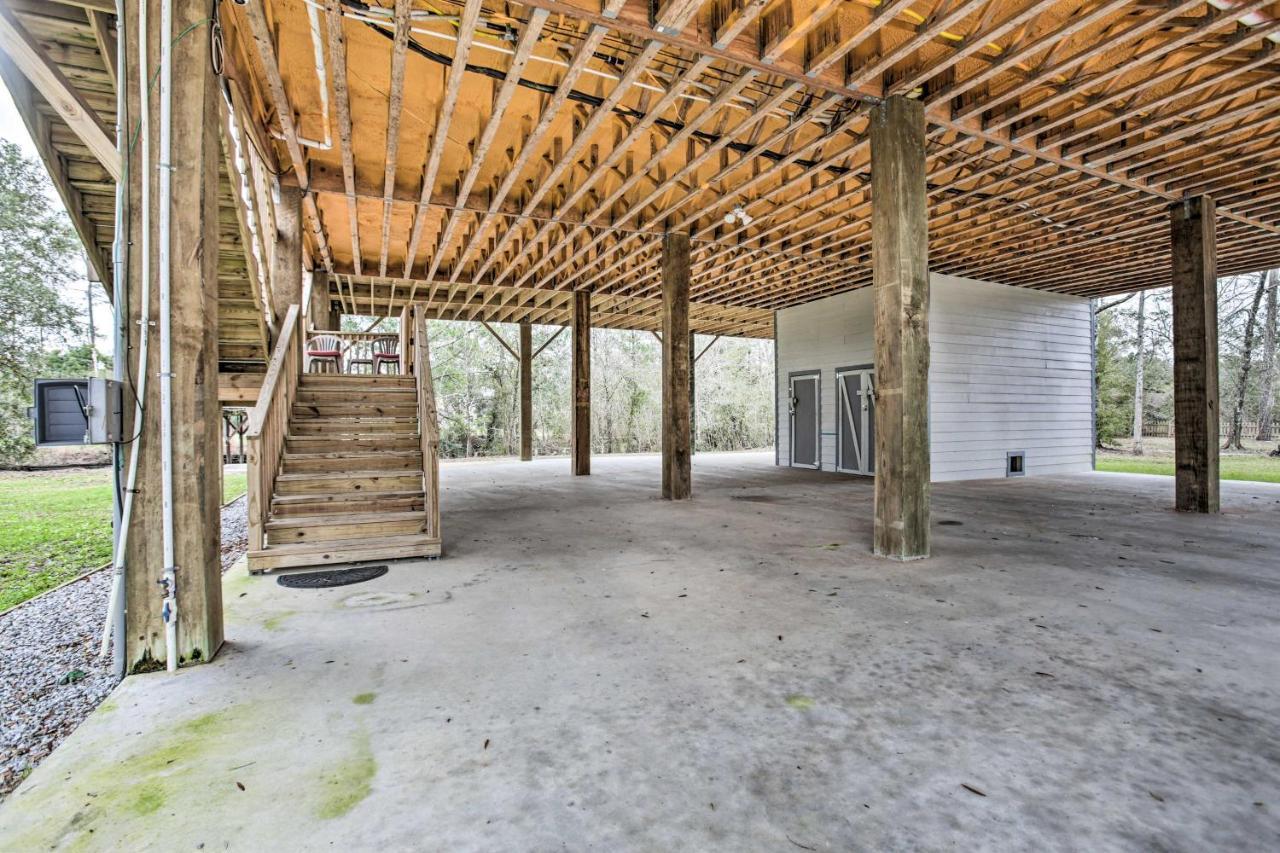 Waterfront Bay St Louis Beach House With Deck! Bay St. Louis Bagian luar foto